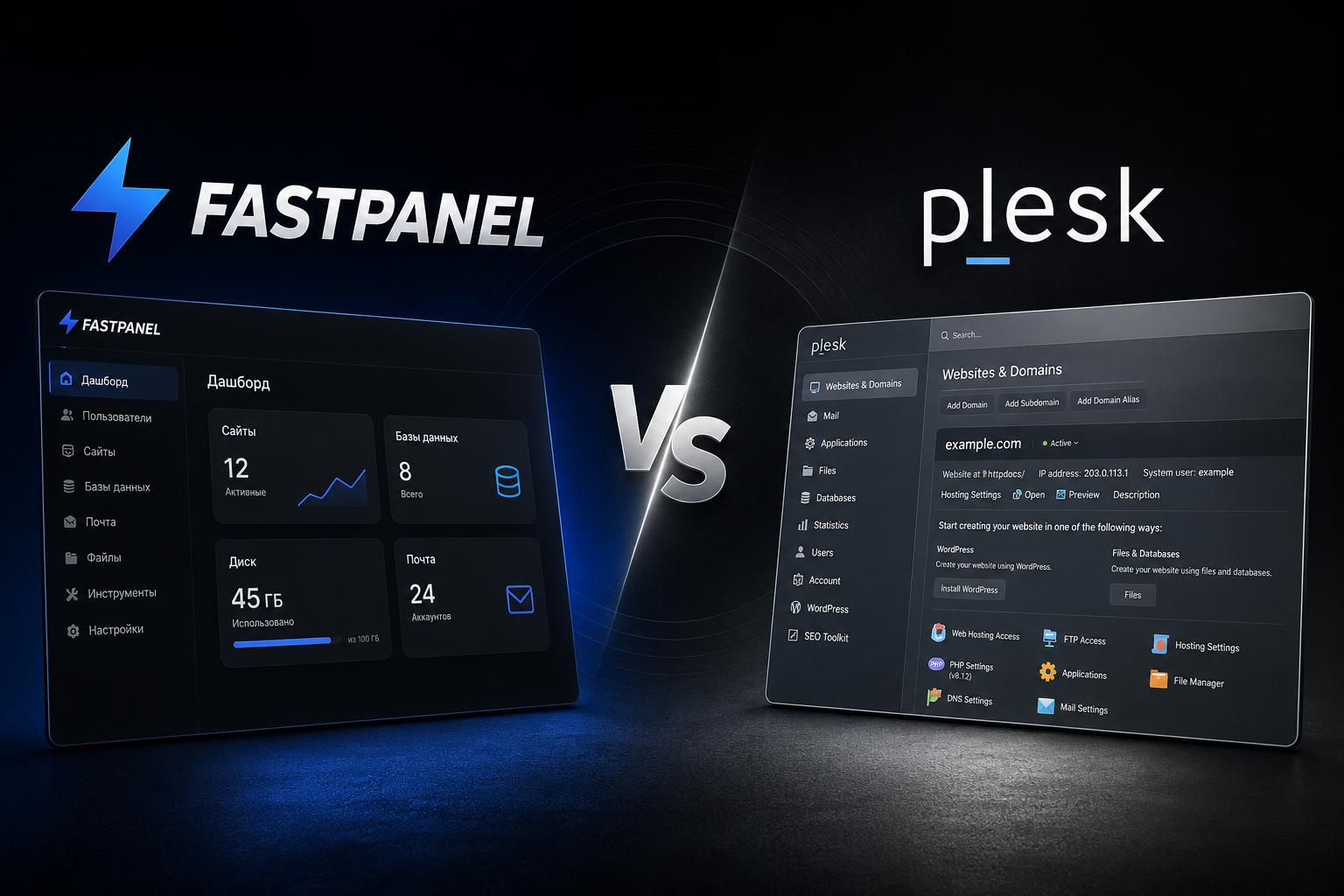 FASTPANEL vs Plesk