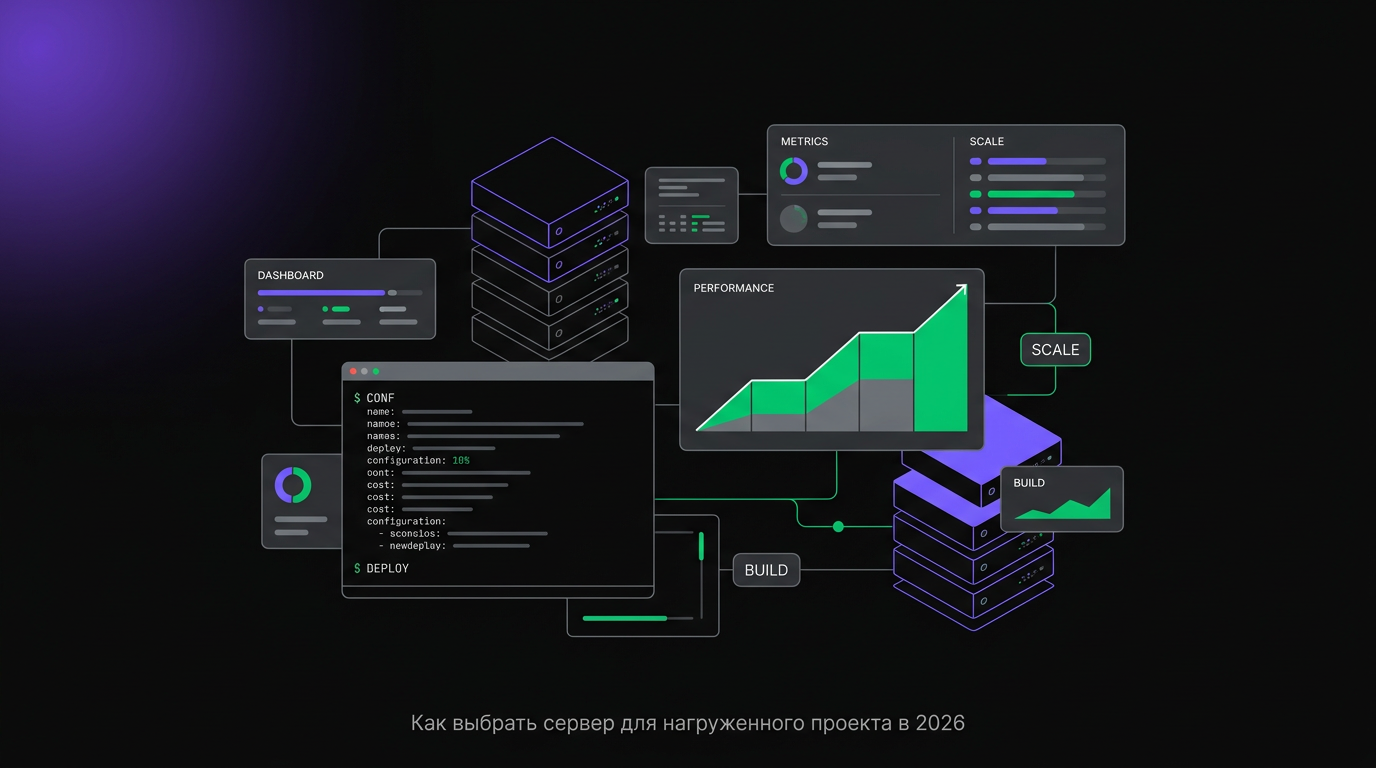 Как выбрать сервер для нагруженного проекта в 2026